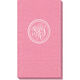 Double Circle Monogram Moire Guest Towels Image 3 of 3